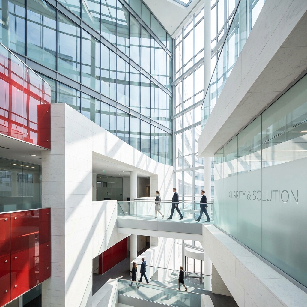 Symbolbild für Klarheit und architektonische Struktur